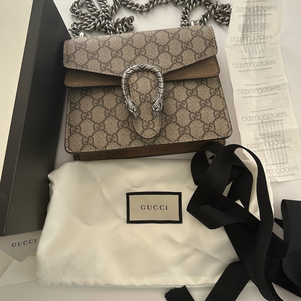 Gucci GG Supreme Dionysus Small Shoulder Bag